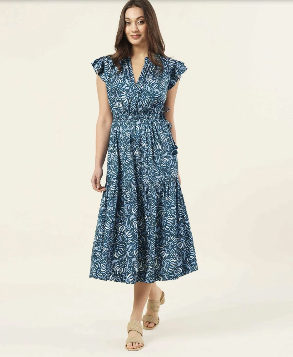 Omika Willa Midi Dress in Mohini Bliss
