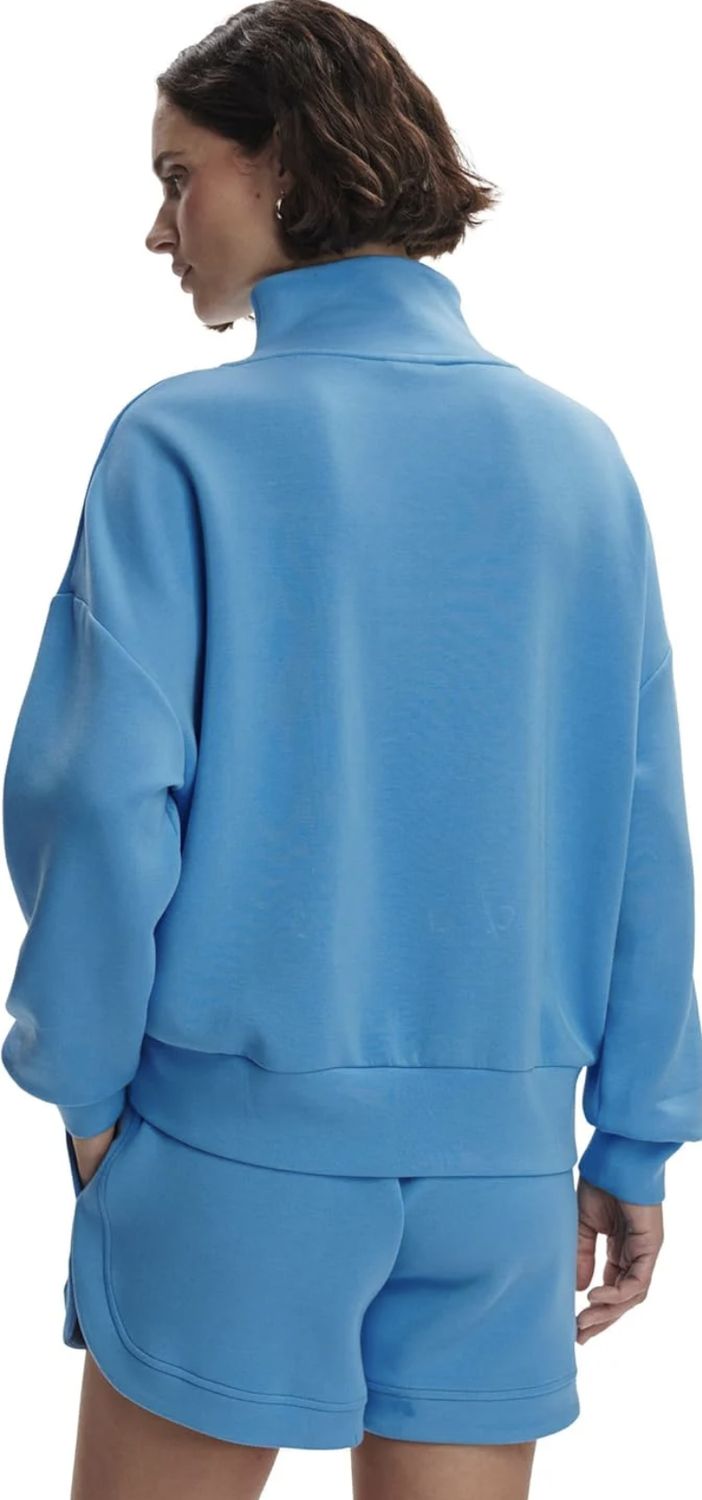 Varley Hawley Half Zip Sweat in Azure Blue