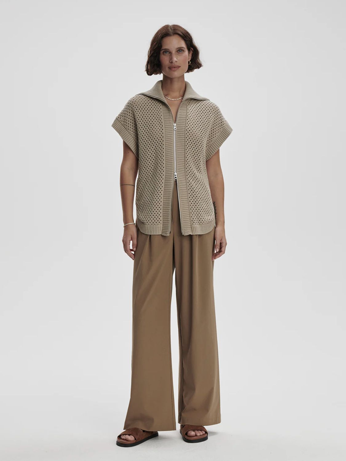 Varley Gianna Zip Through Vest