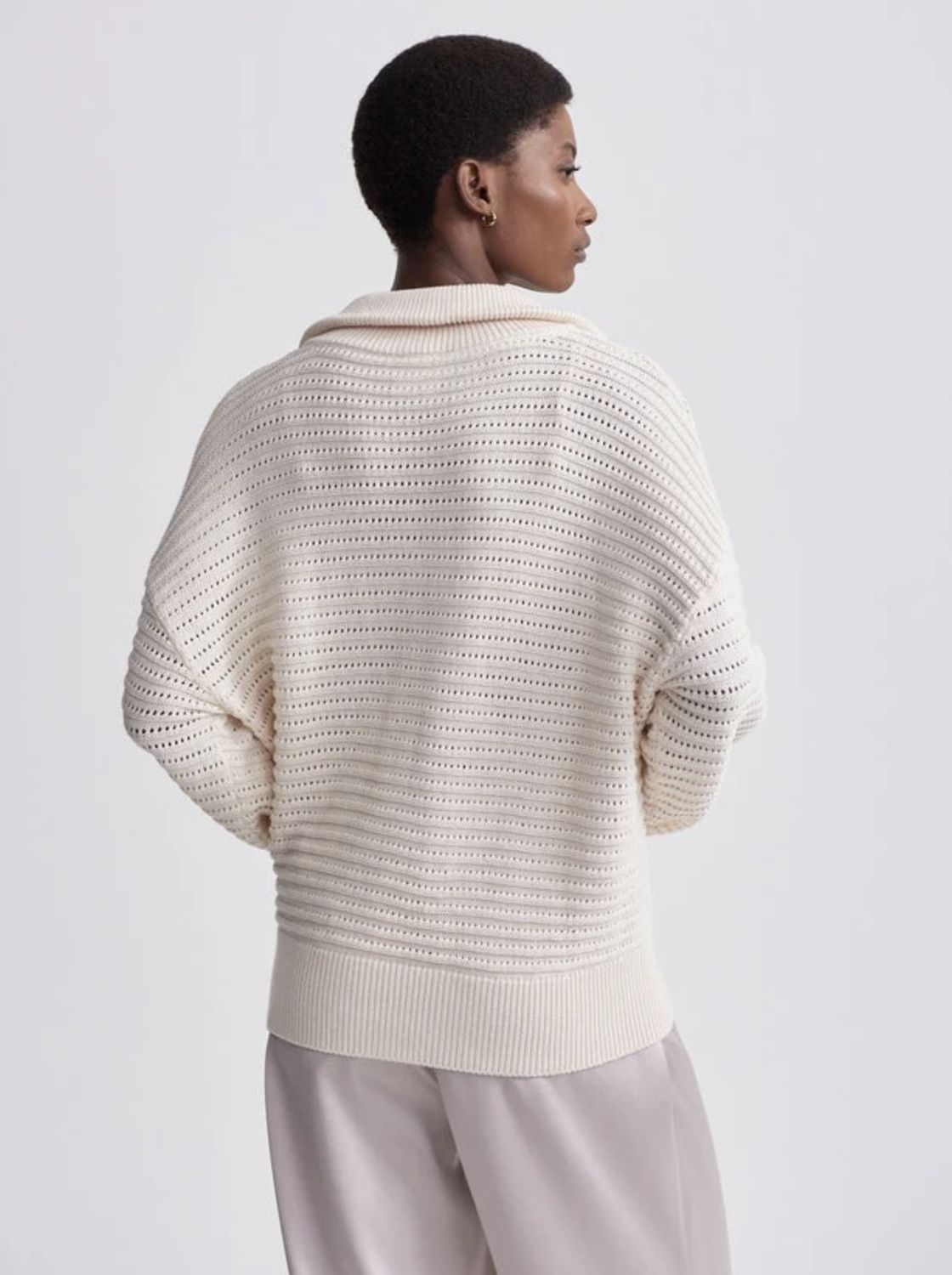 Varley Tara Pointelle Half Zip