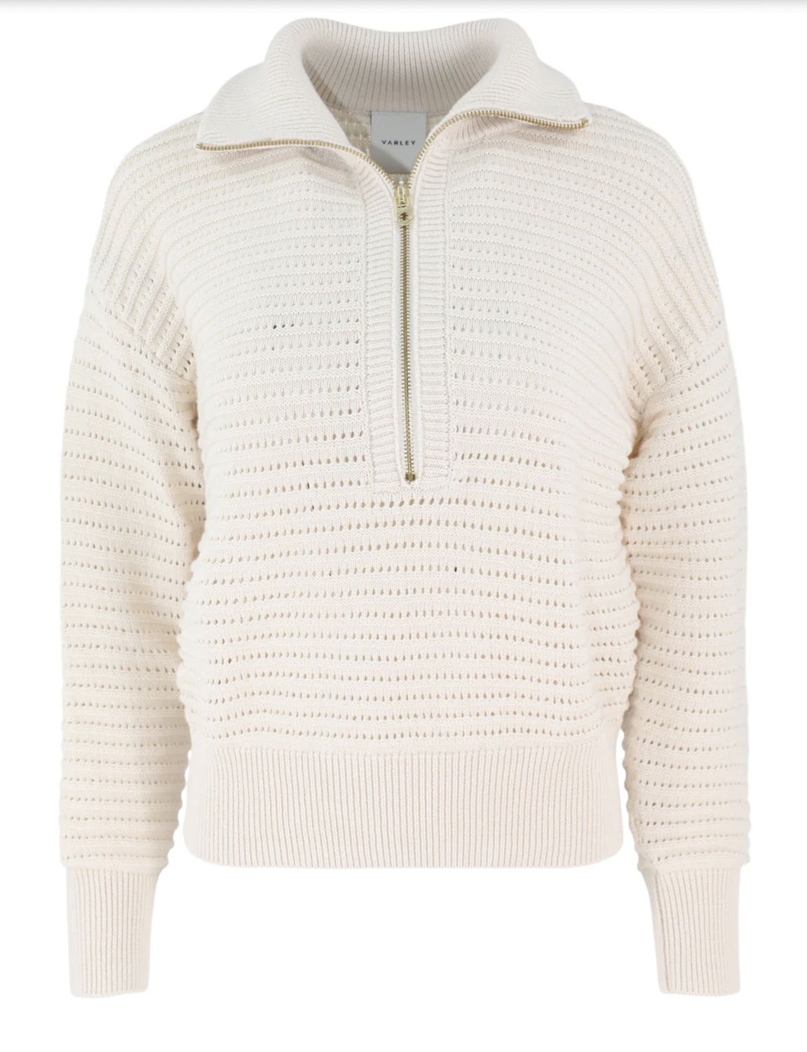 Varley Tara Pointelle Half Zip