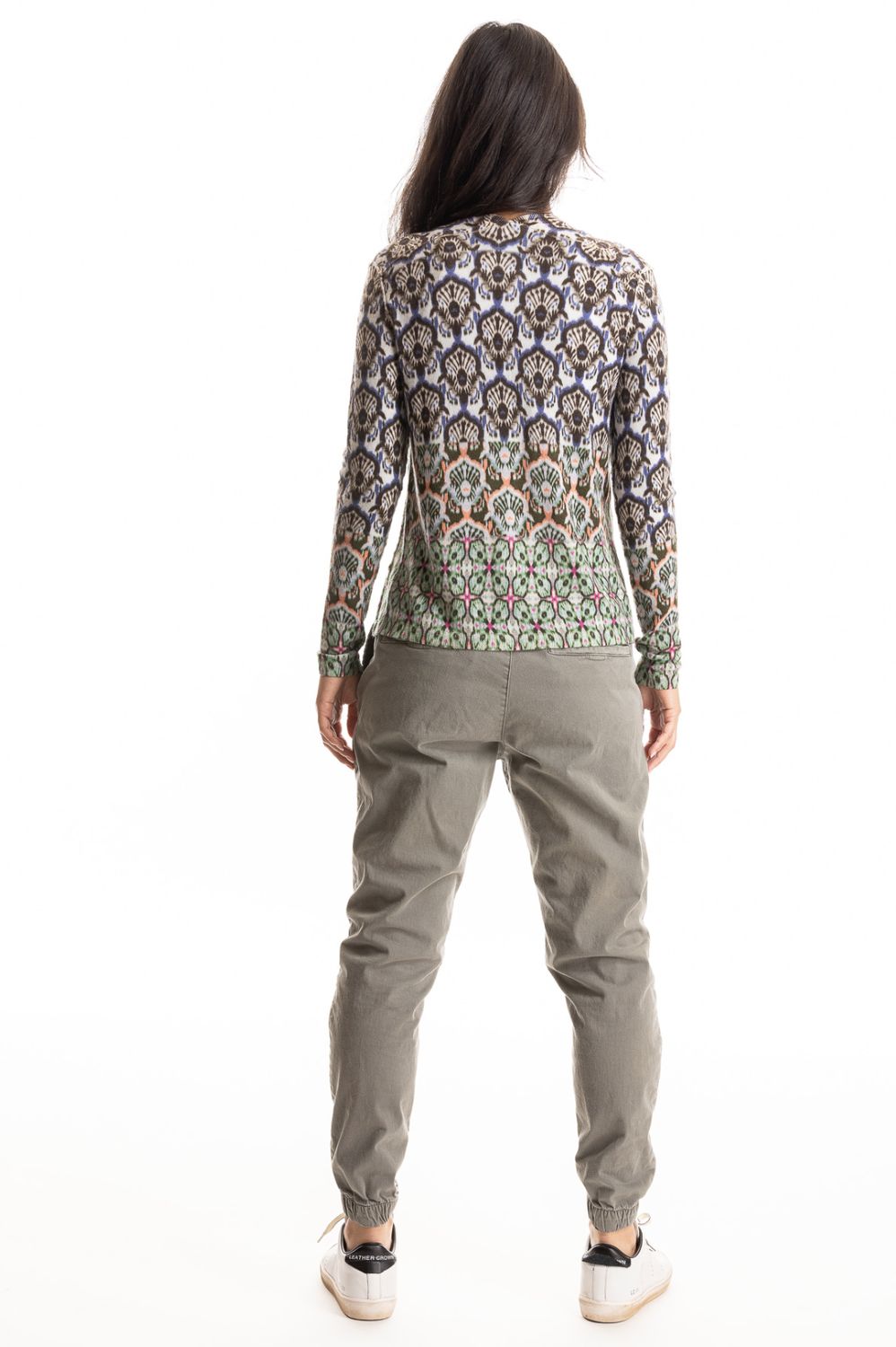 Paychi Guh Tile Print Cardigan
