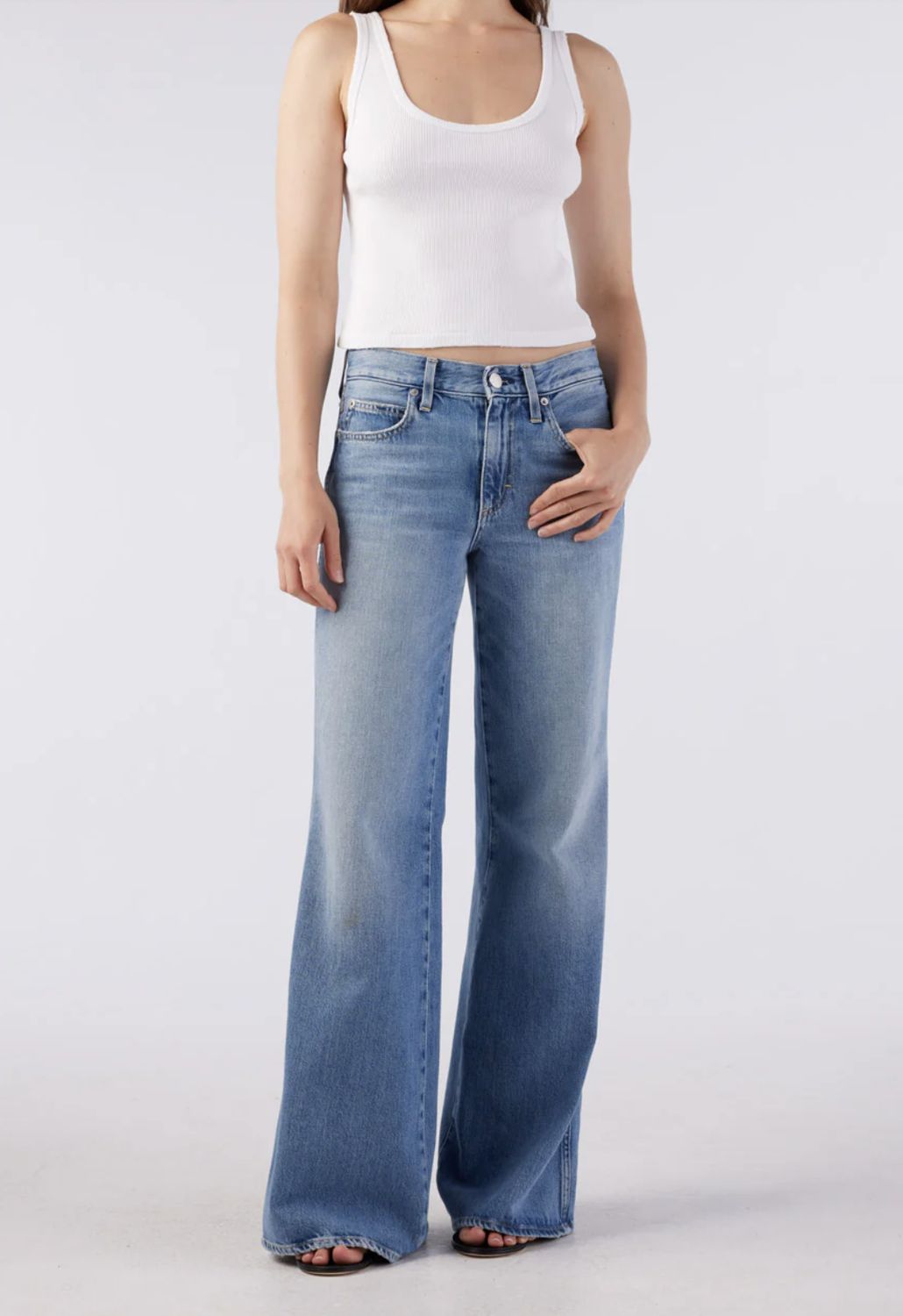 AMO Faith Flare Jean in Maverick