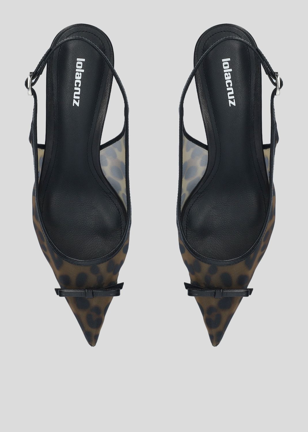 Lola Cruz Leopard Sling Back