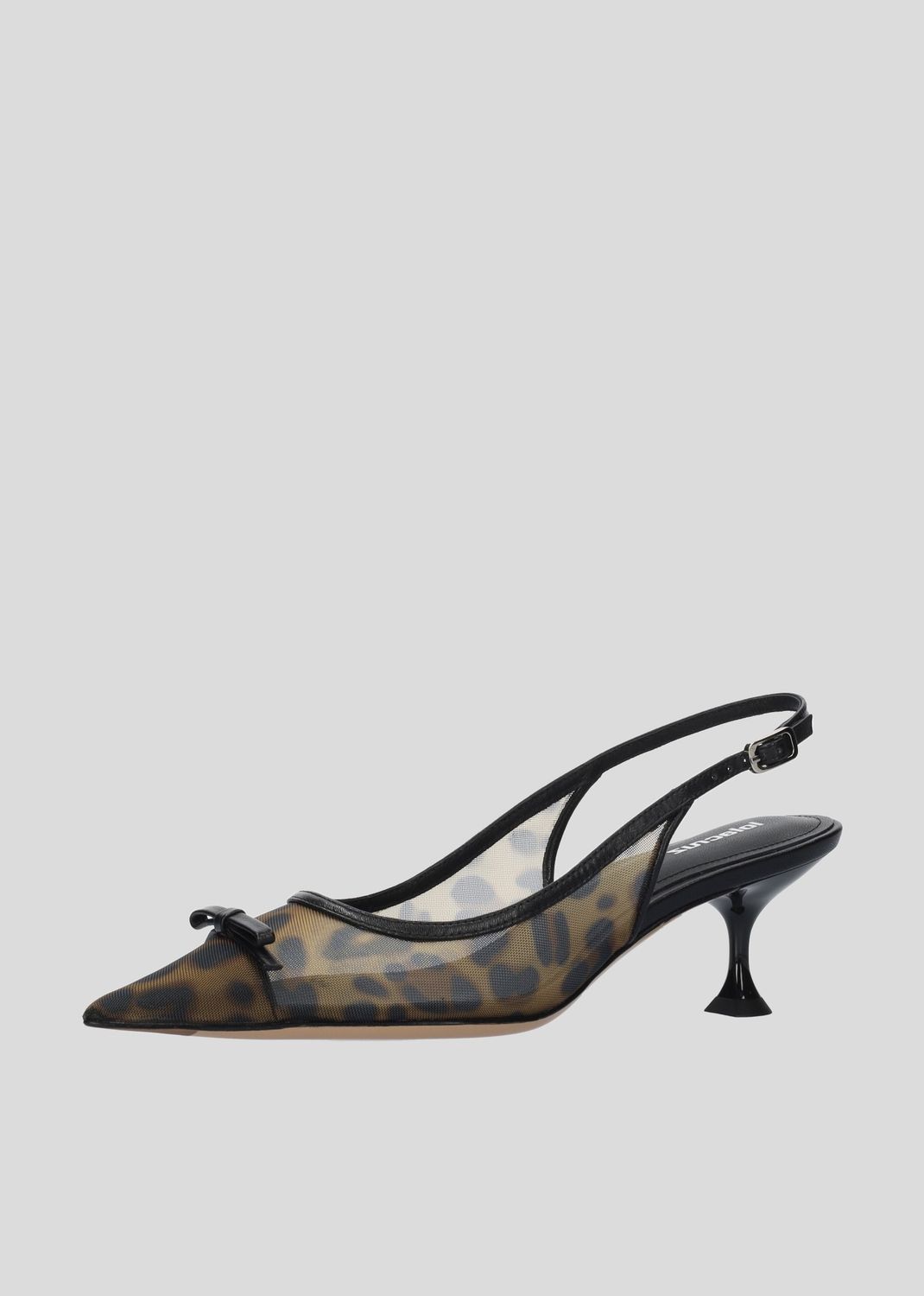 Lola Cruz Leopard Sling Back