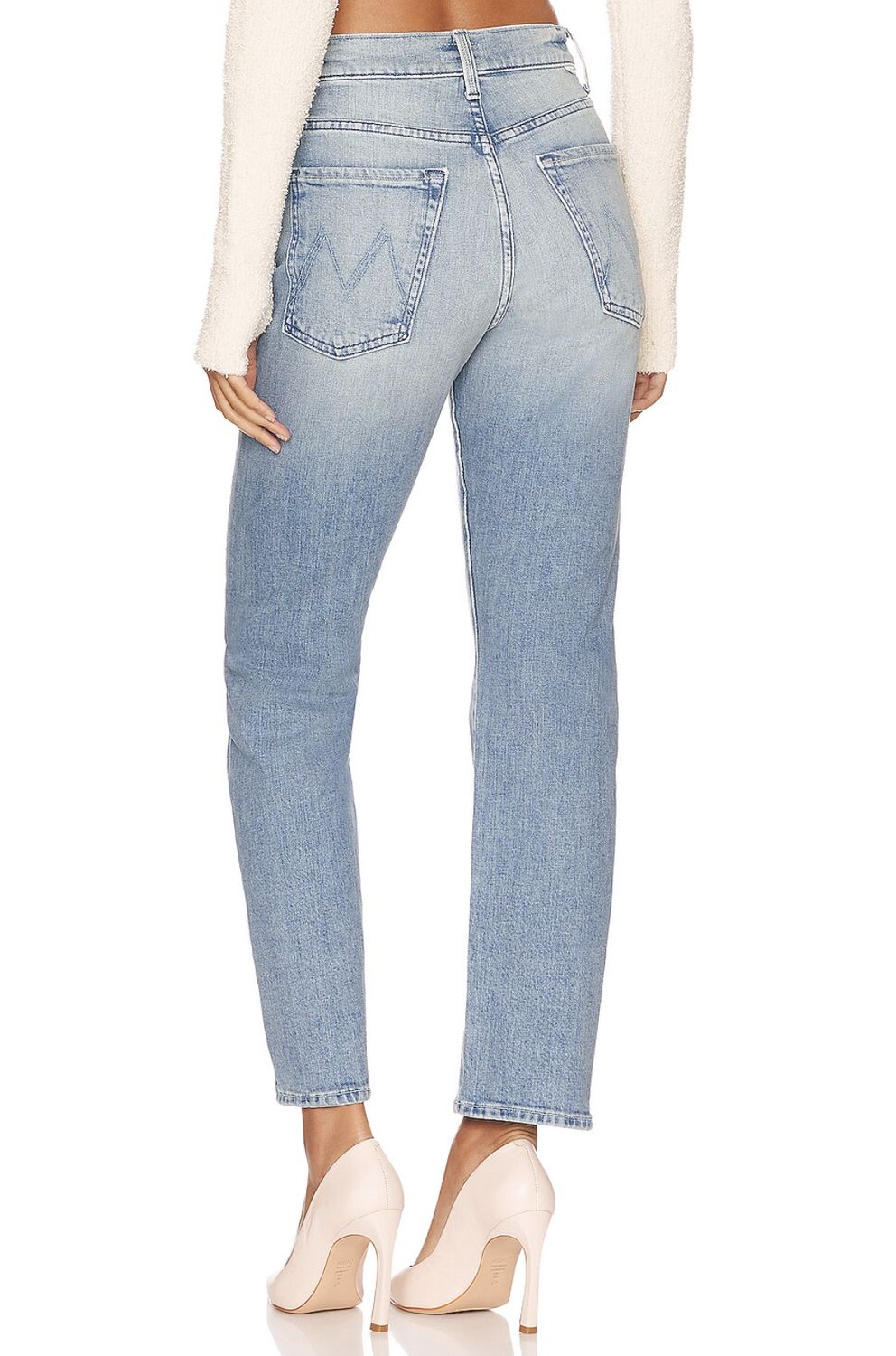 Mother High Waisted Hiker Hover Jean in Herbal Remedy
