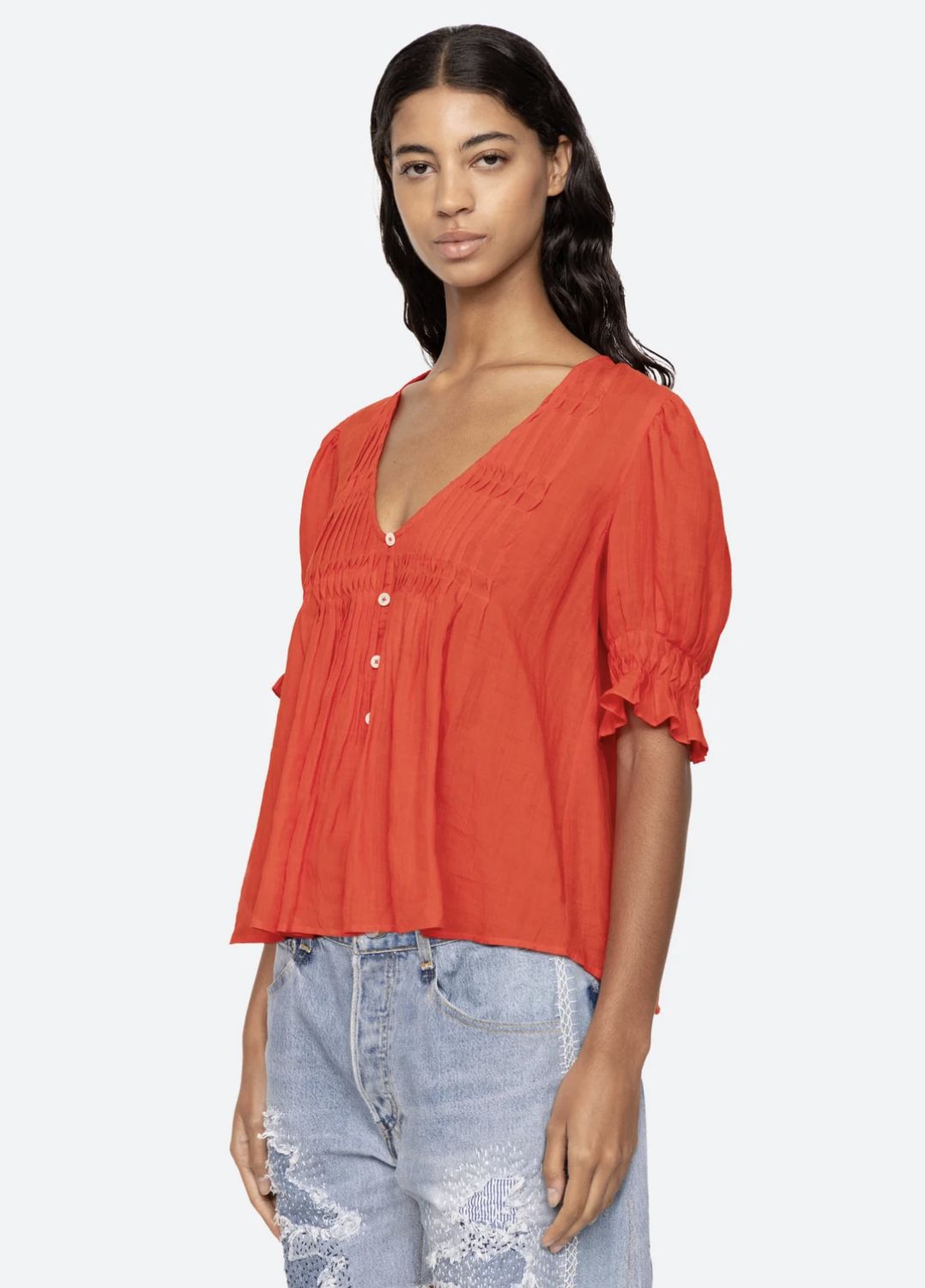 Sea-NY Zora Short Sleeve Top