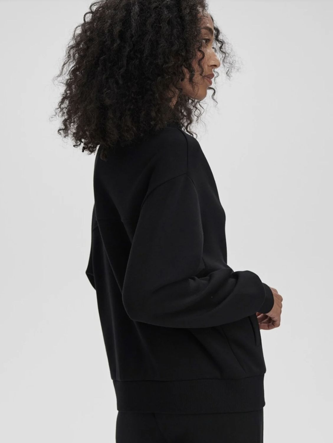 Varley Celeste Button Through Sweatshirt