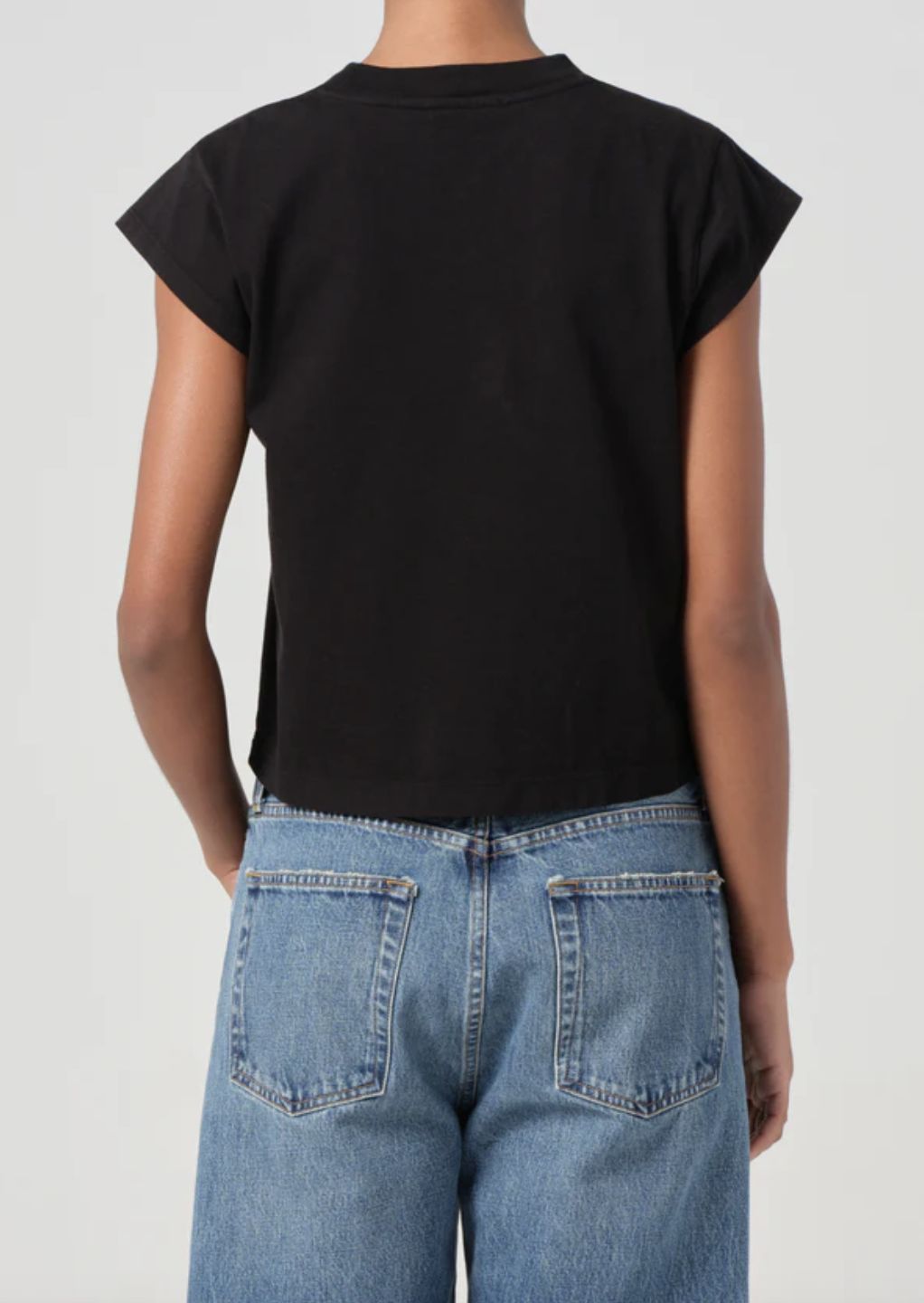 AGolde Bryce Cap Sleeve Tee
