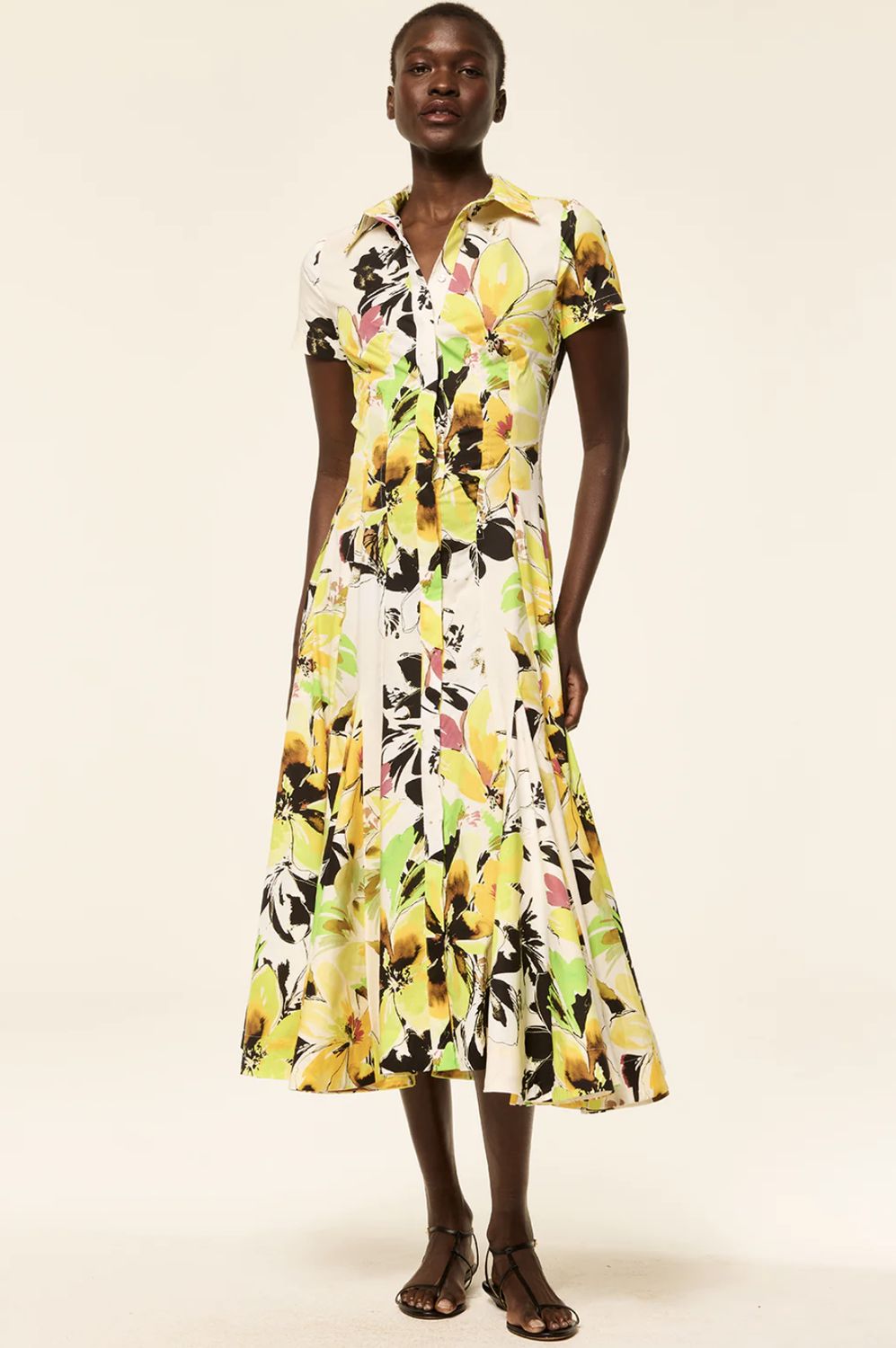 MISA Charlene Midi Dress