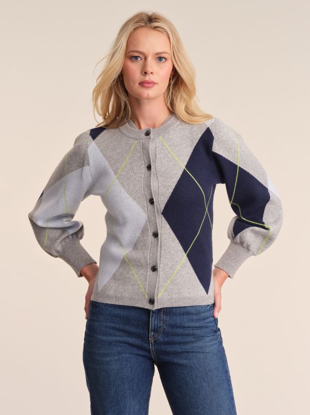 525 America Noelle Argyle Cardigan