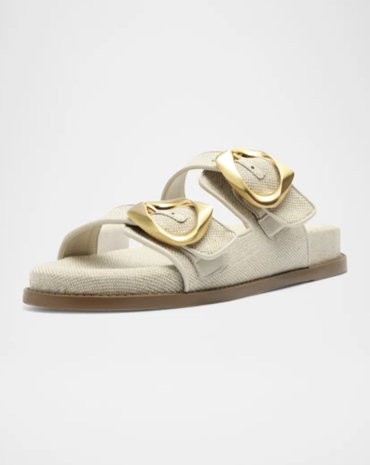 Schutz Olga Sporty Linen Slides