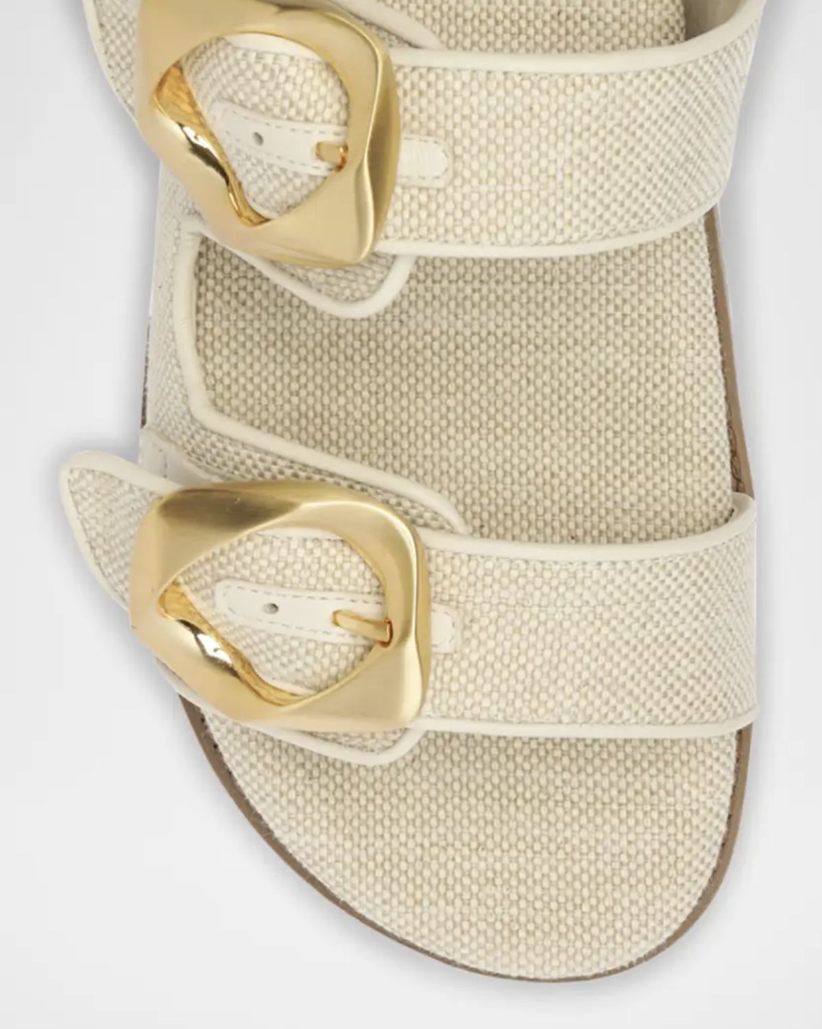 Schutz Olga Sporty Linen Slides