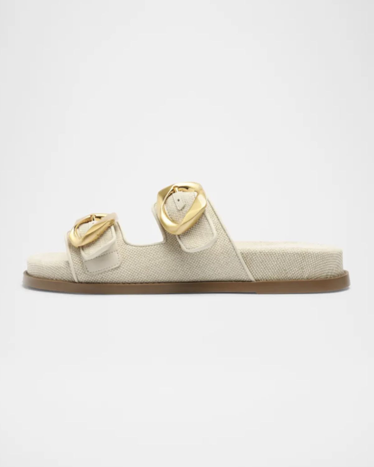 Schutz Olga Sporty Linen Slides