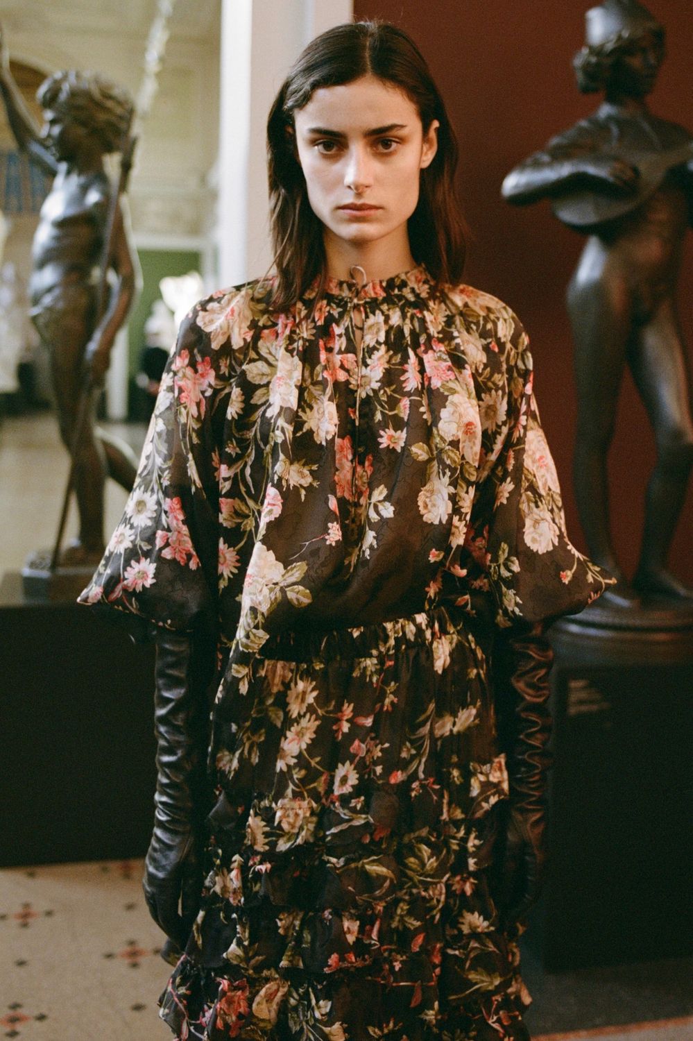 Sea-NY Jolie Print Long Sleeve Blouse