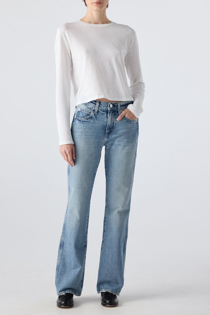 AMO Marcenia Boot Cut Jean in Bewitched