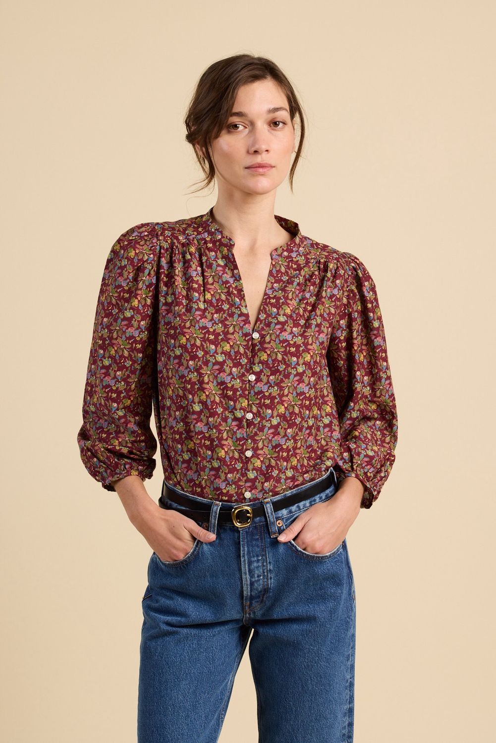 Trovata Maisey Blouse Brandied Pear