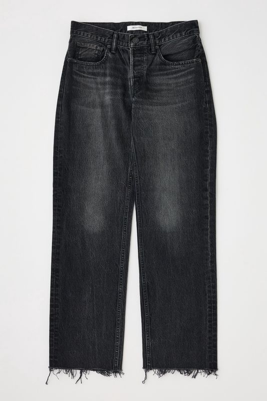 Moussy Glencoe Straight Low Jean in Black