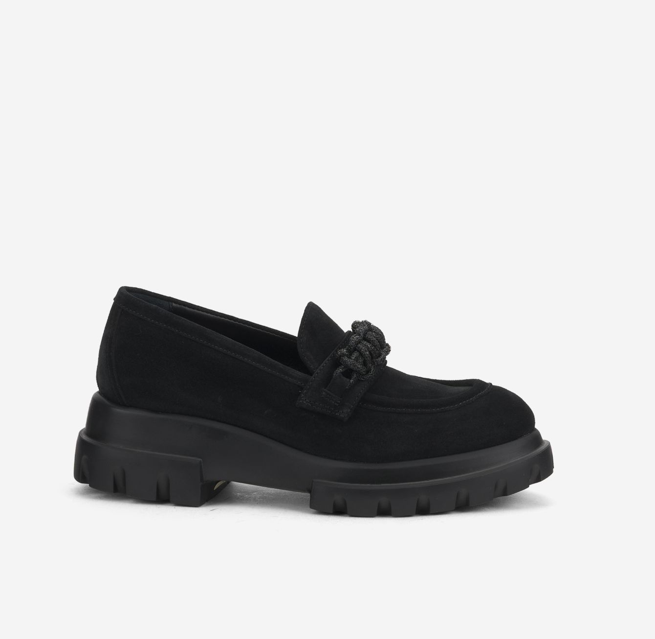 AGL Ida Strauss Loafers, Color: NERO, Size: 36