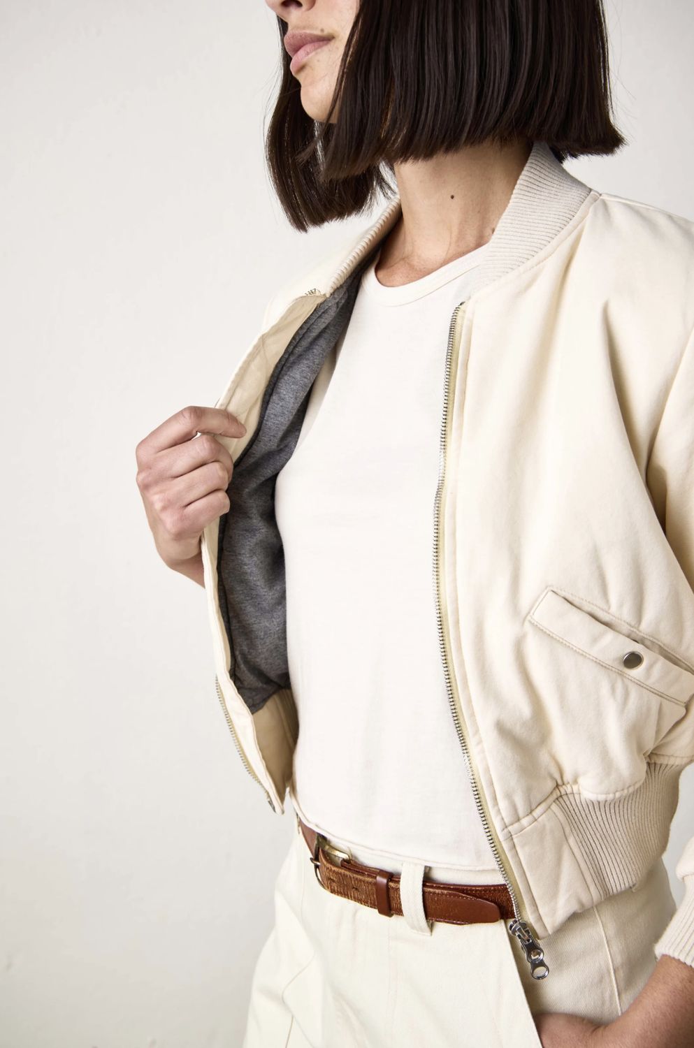 NSF Reyes Shrunken Quilted Bomber
