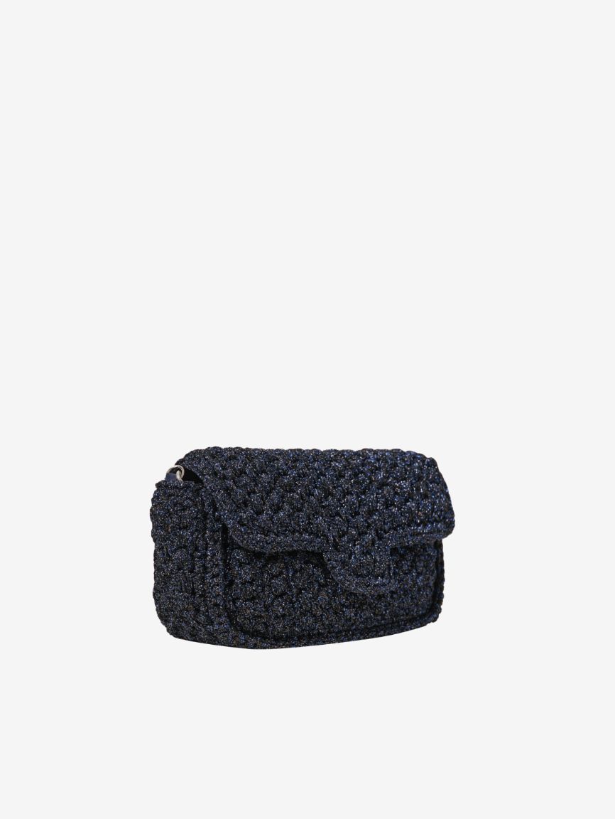 Maison Lurex Baby Fenice Crochet Handbag
