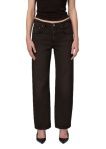 Citizens of Humanity Lindz Low Rise Easy Straight Jean in Carob Twill, Color: Carob, Size: 25