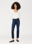 DL1961 Mara Mid Rise Straight Jean in India Ink