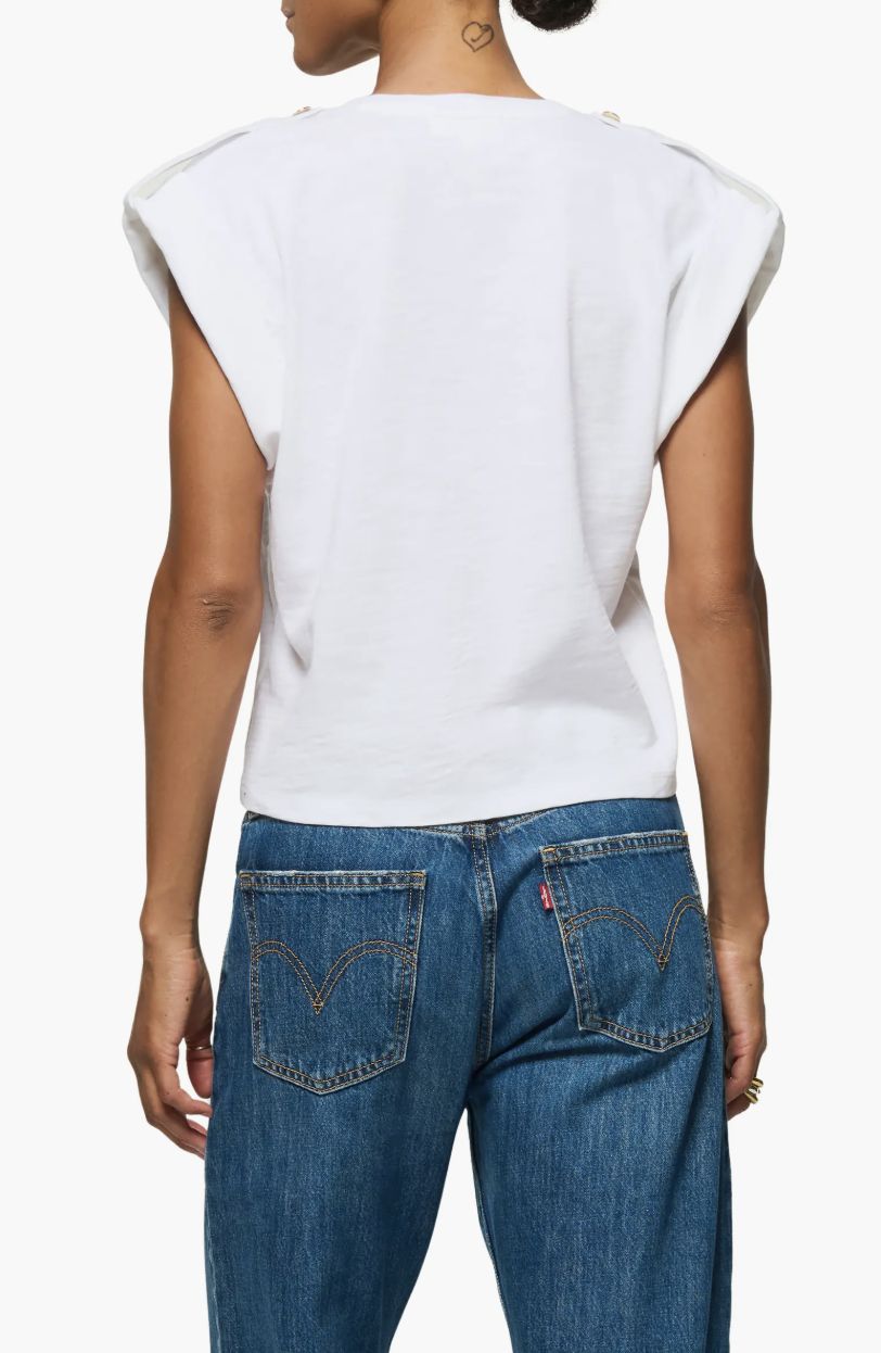 Nation Cooper Epaulet Tee