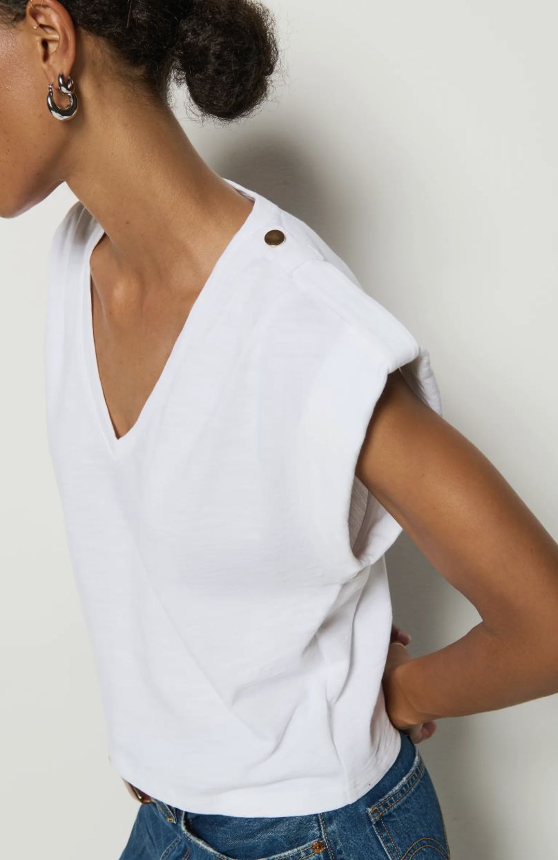 Nation Cooper Epaulet Tee