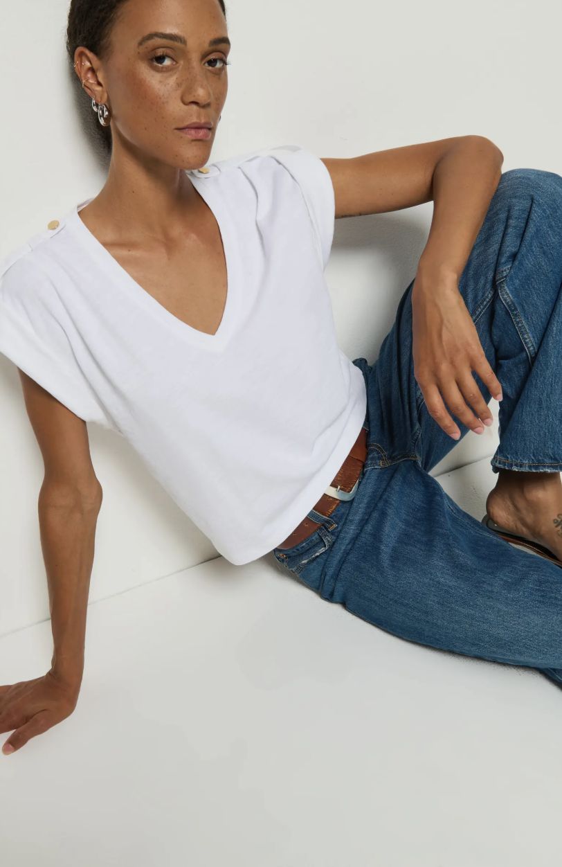 Nation Cooper Epaulet Tee
