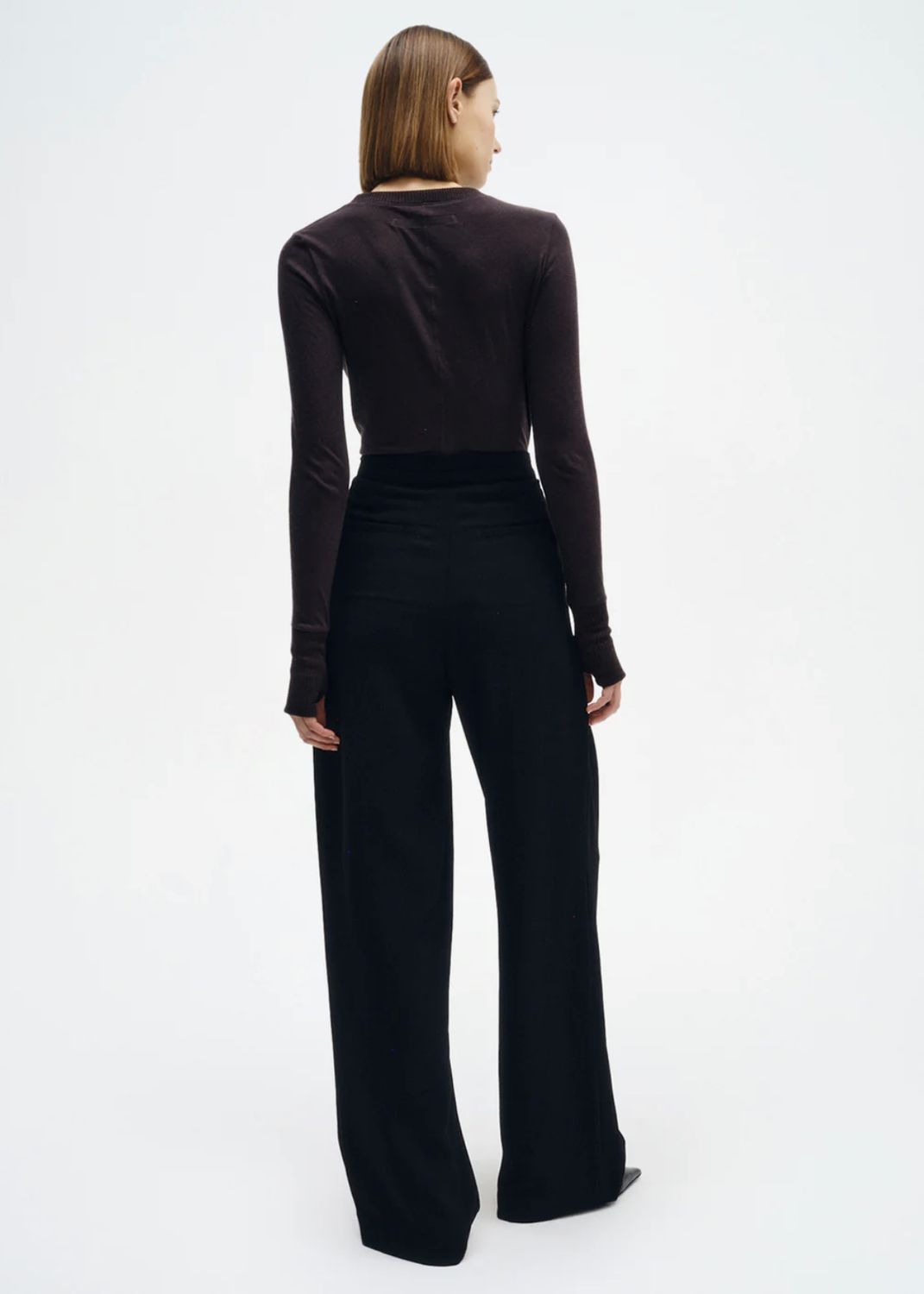 Enza Costa Easy Cuffed Cashmere Crew