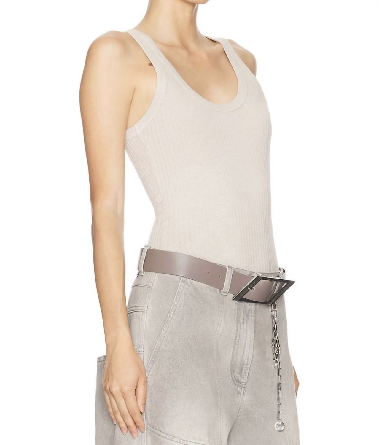 Enza Costa Military Bold Rib Tank