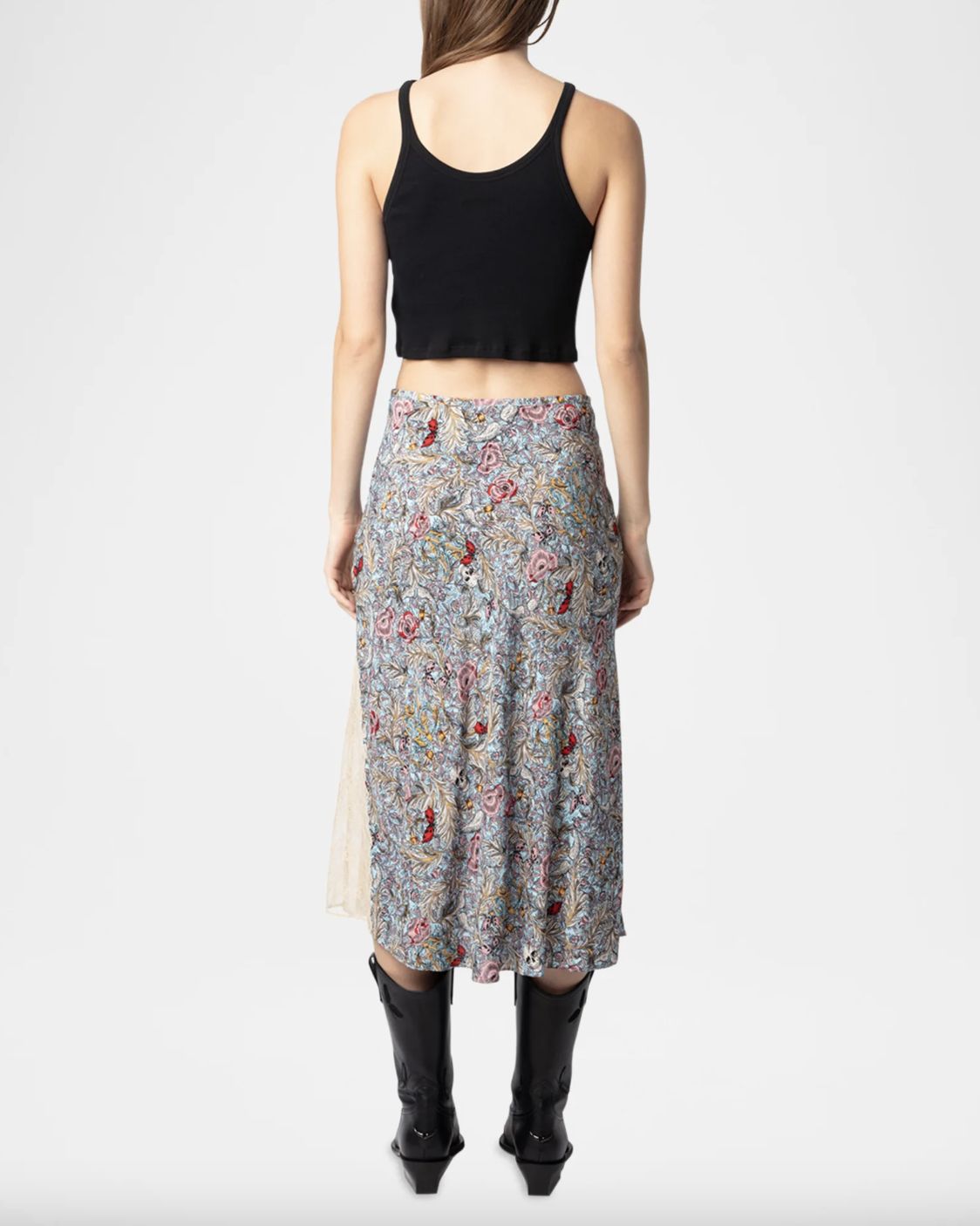 Zadig &amp; Voltaire Jayla Skirt in Soft British Flowers
