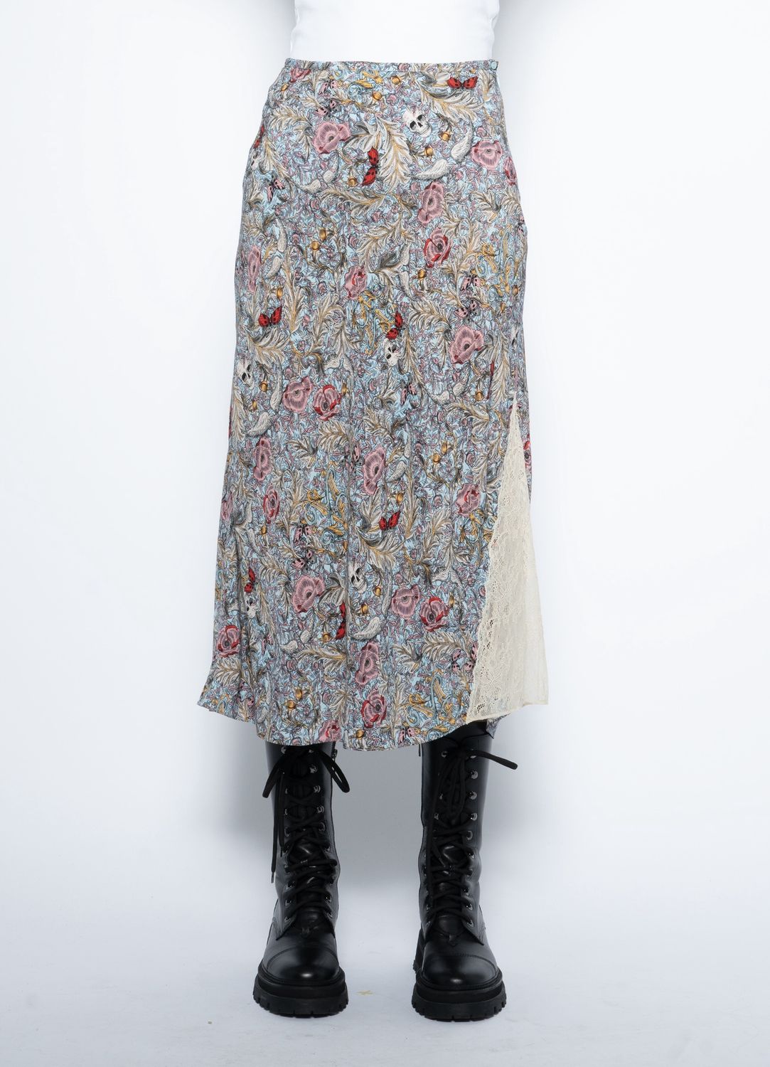 Zadig &amp; Voltaire Jayla Skirt in Soft British Flowers