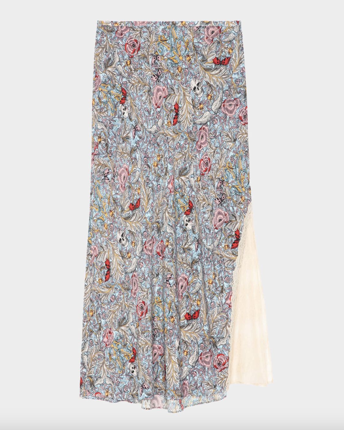 Zadig &amp; Voltaire Jayla Skirt in Soft British Flowers