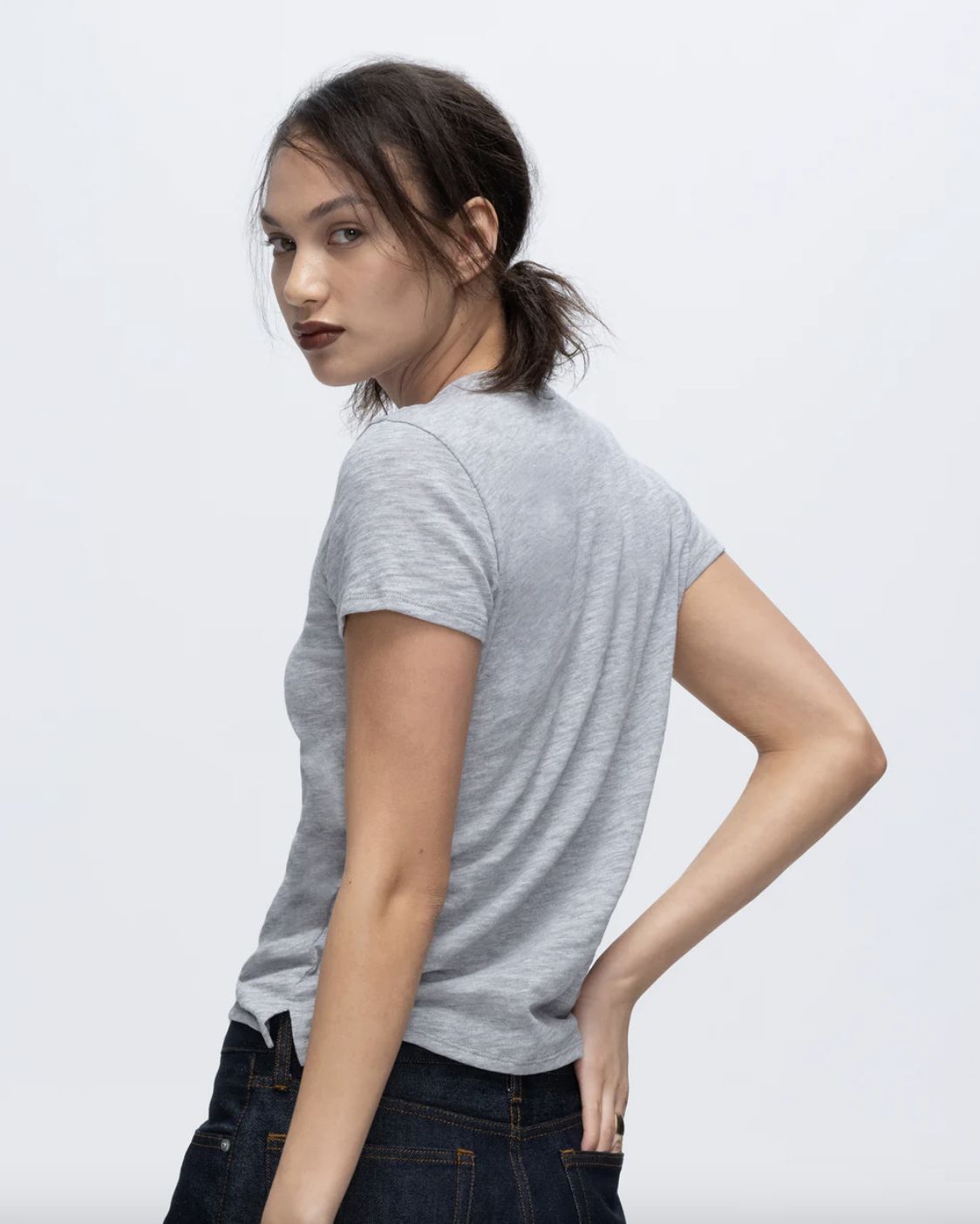ATM Slub Jersey Crew Neck Schoolboy Tee