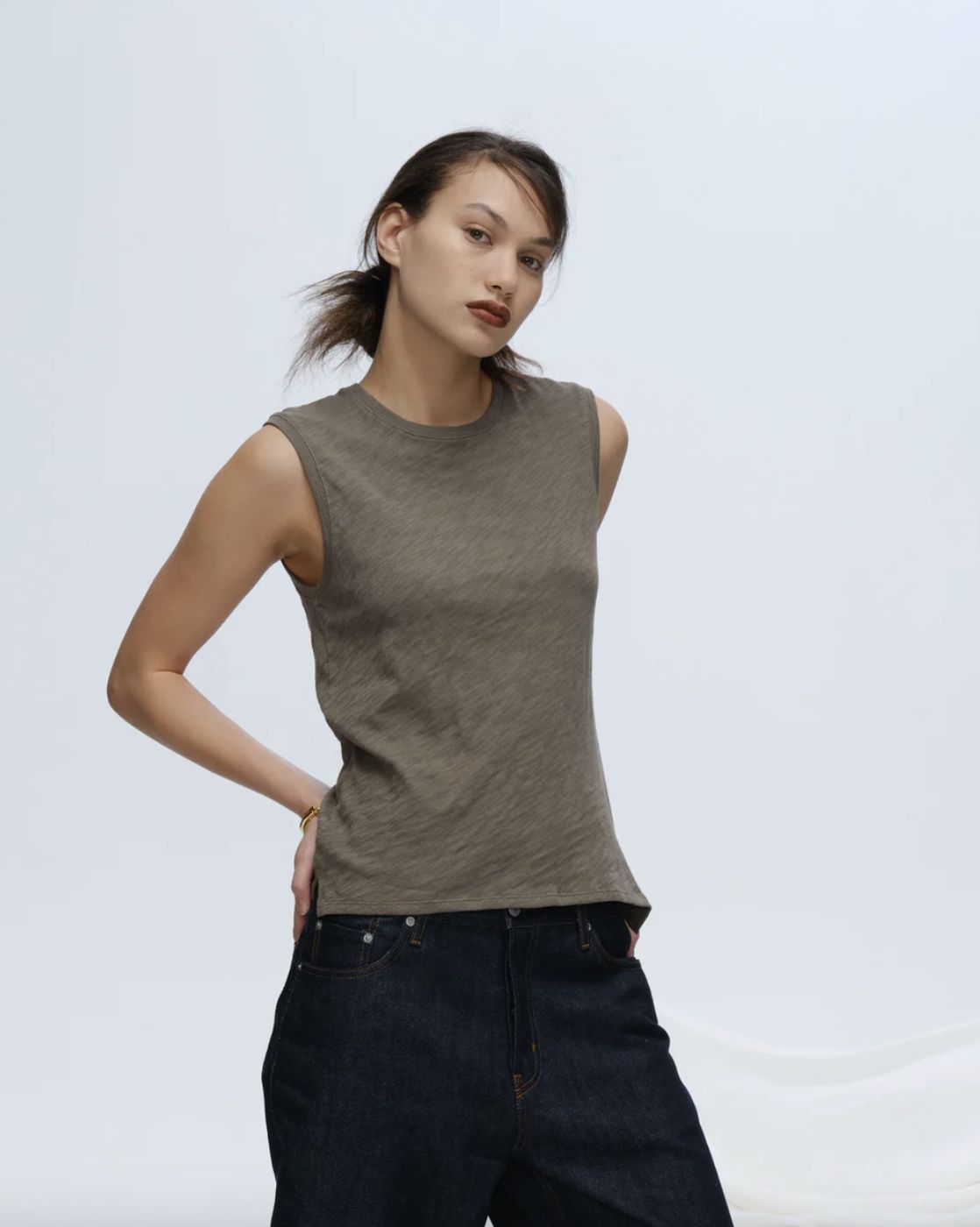 ATM Slub Jersey School Boy Sleeveless Tee