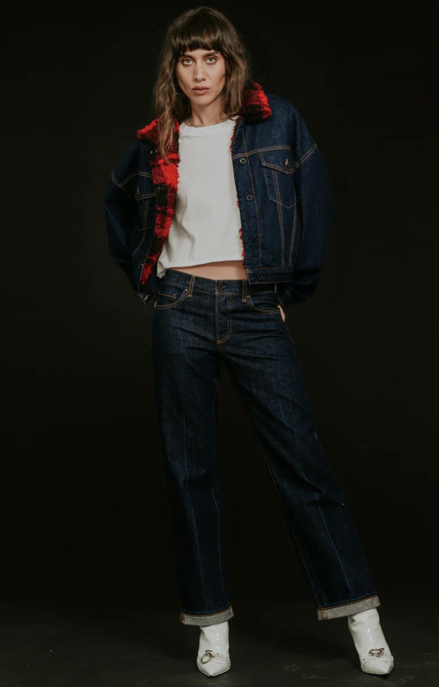 ASKK NY Low Rise Straight Jean - Baby Cuff