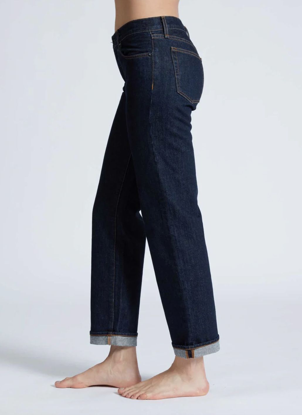 ASKK NY Low Rise Straight Jean - Baby Cuff