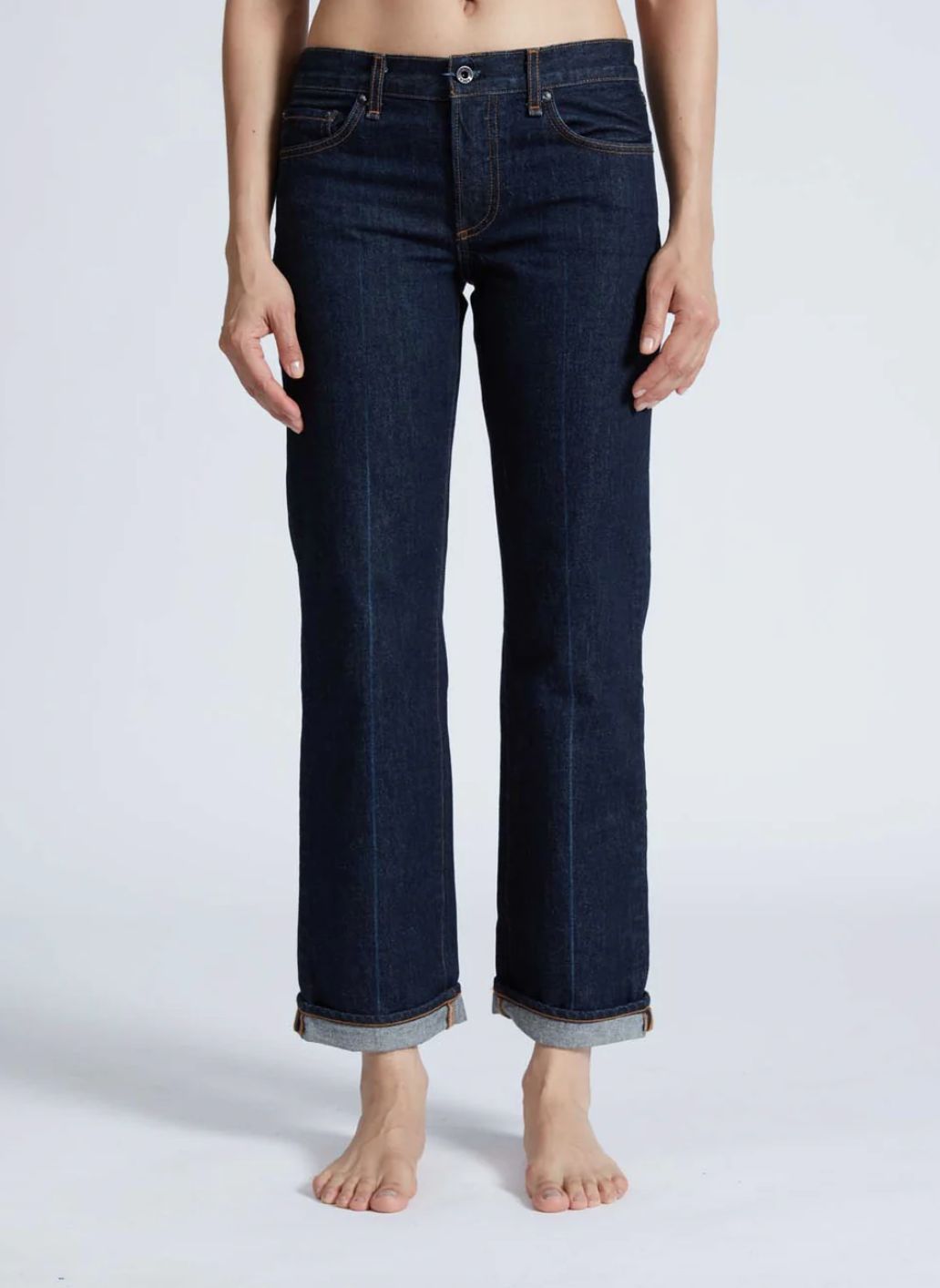 ASKK NY Low Rise Straight Jean - Baby Cuff