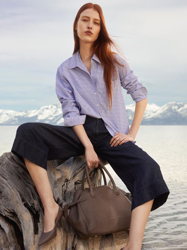Brochu Walker Everday Shirt Blue Stripe