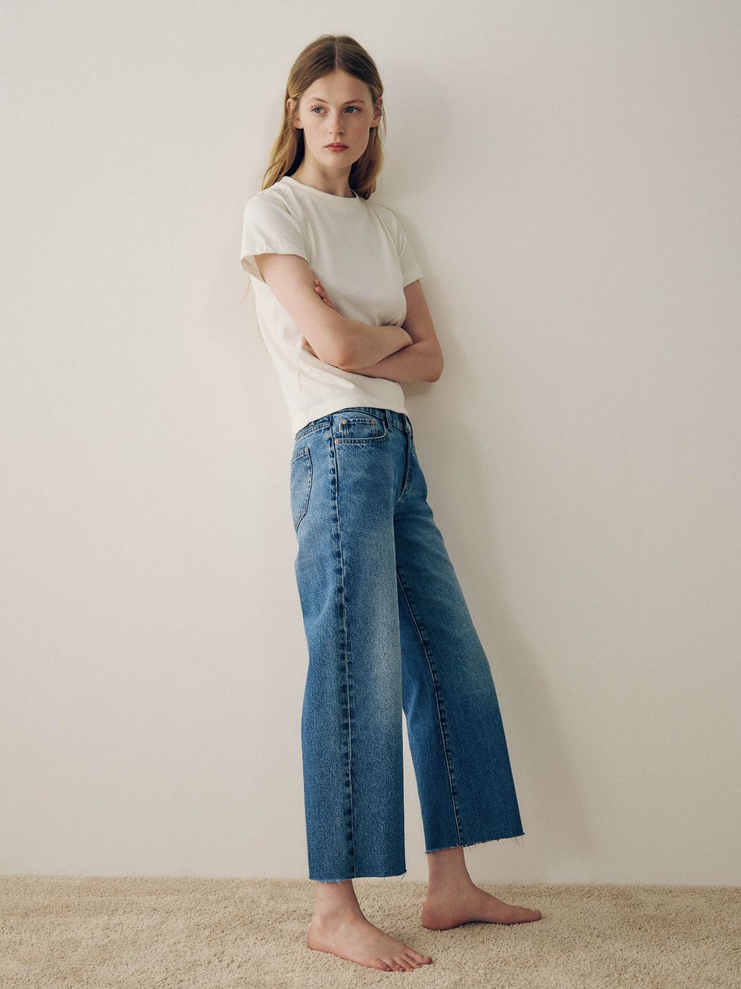 DL1961 Drue 27&quot; Low Rise Crop Jean in South Lake