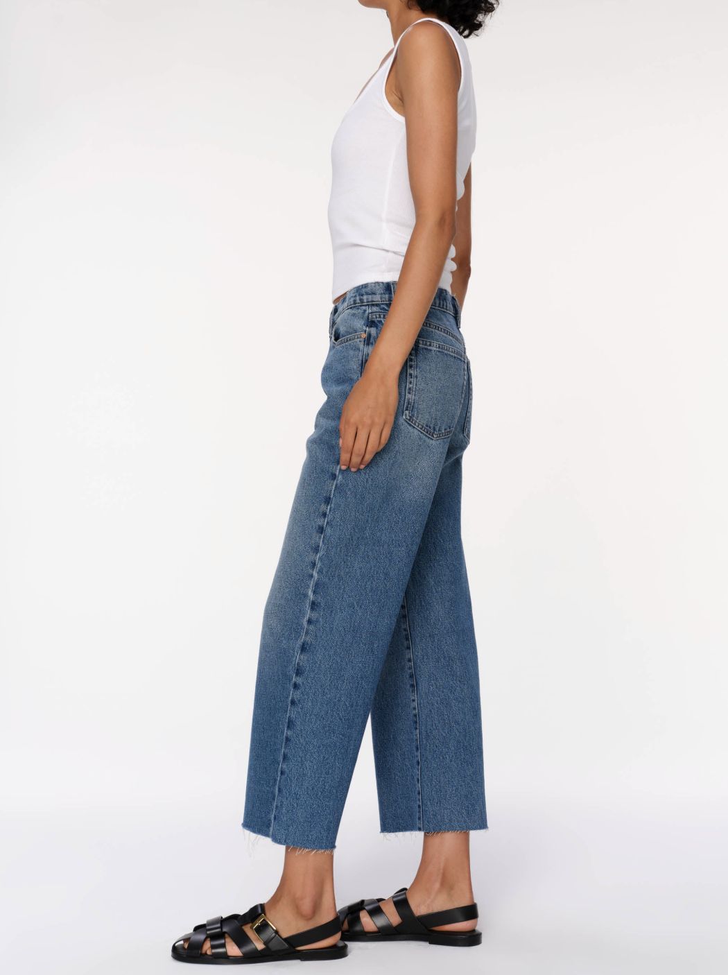 DL1961 Drue 27&quot; Low Rise Crop Jean in South Lake
