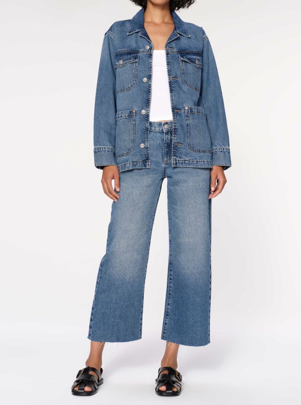 DL1961 Drue 27&quot; Low Rise Crop Jean in South Lake