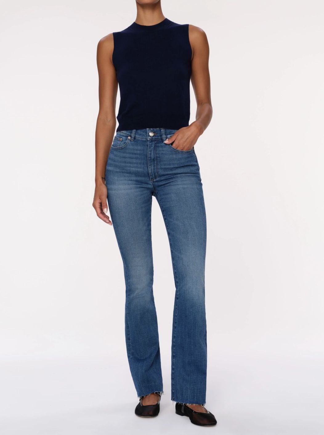 DL1961 Bridget 31.5&quot; High Rise, Boot Cut Jean in Palm Springs