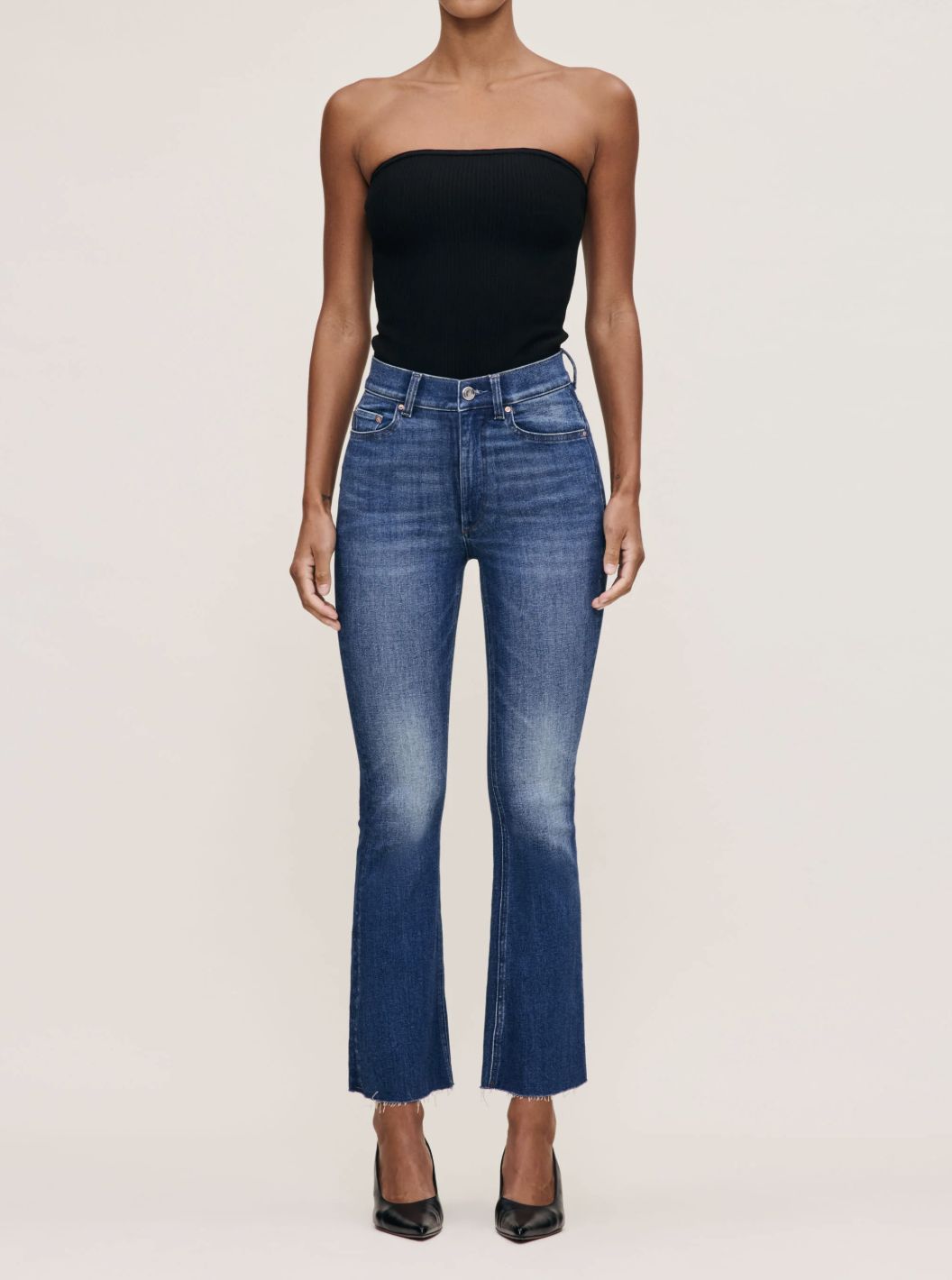 DL1961 Bridget High Rise, Boot Cut, Crop Jean in Hulton