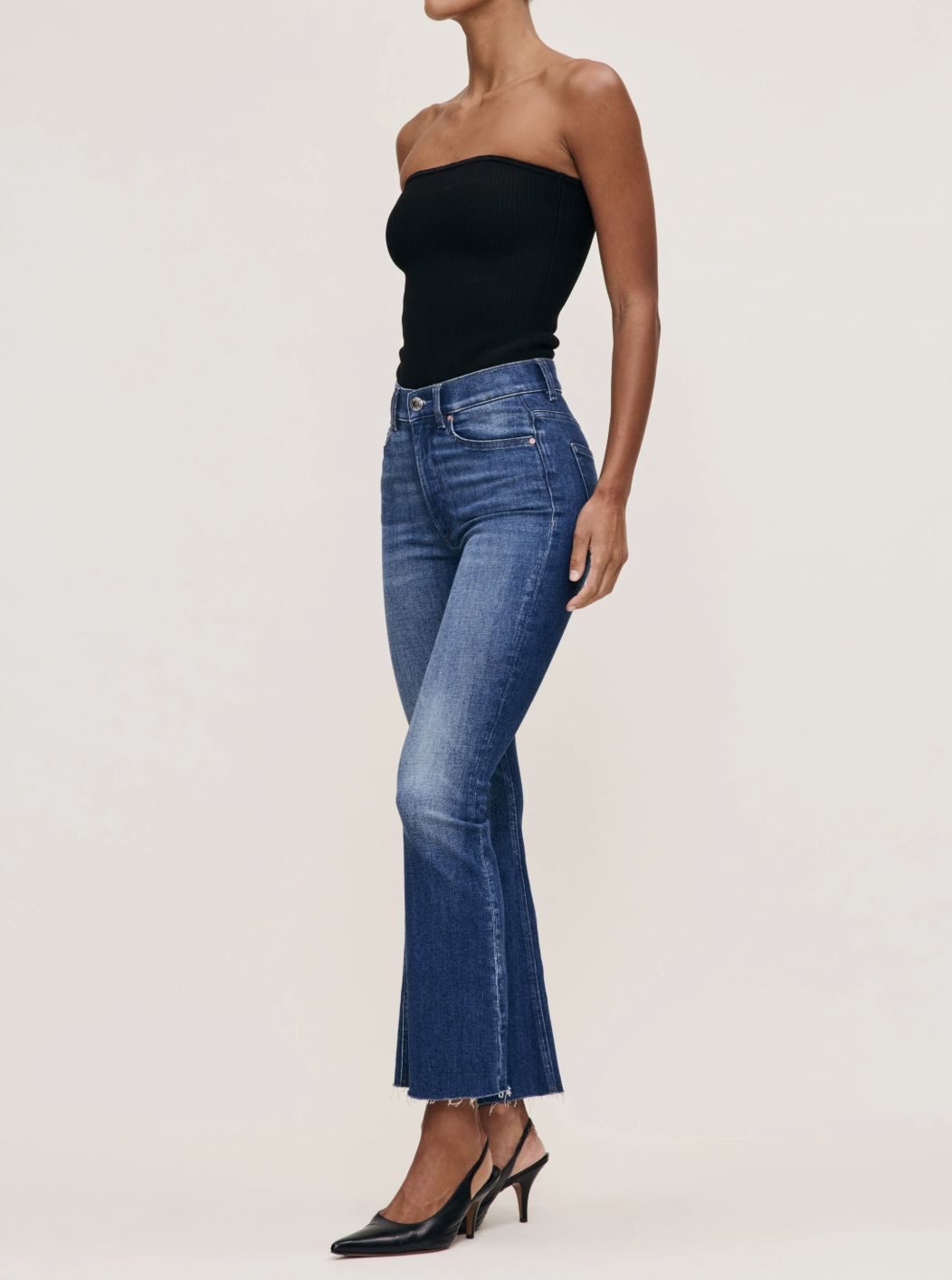 DL1961 Bridget High Rise, Boot Cut, Crop Jean in Hulton