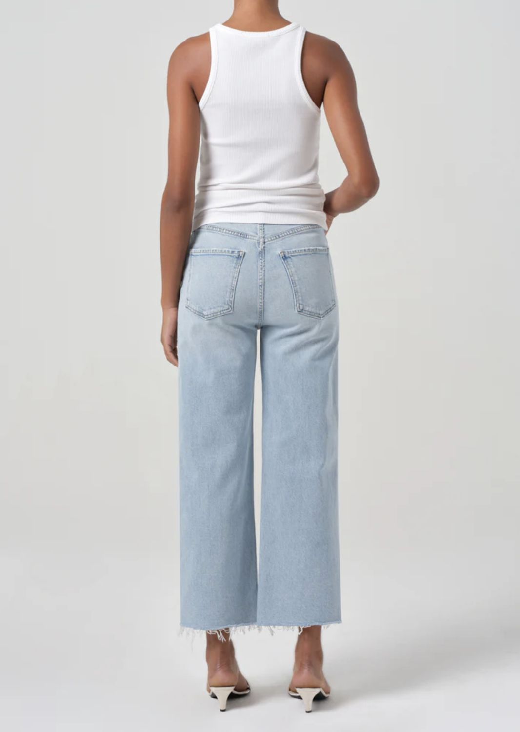 AGolde Ren Jean in Beam Wash