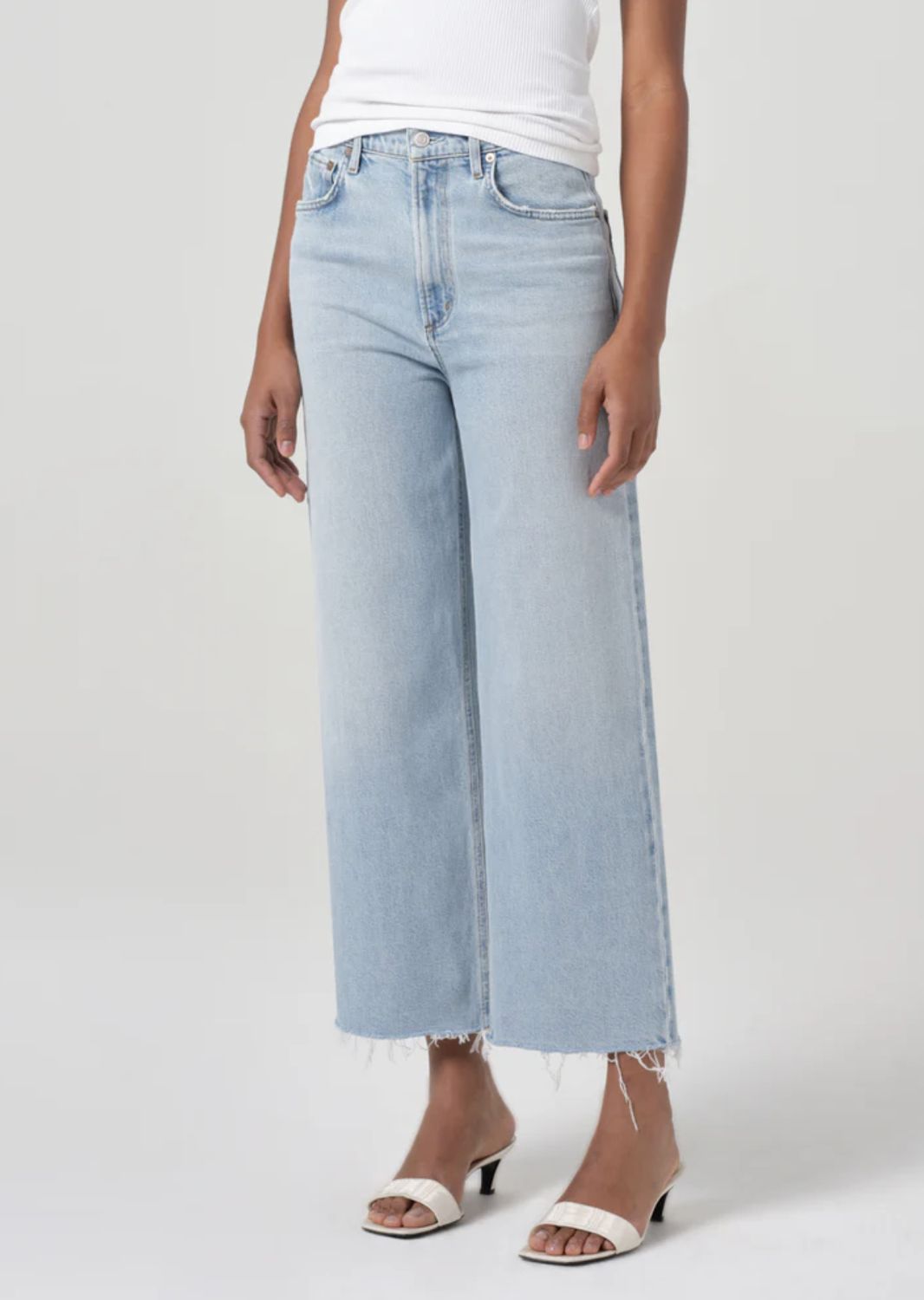 AGolde Ren Jean in Beam Wash