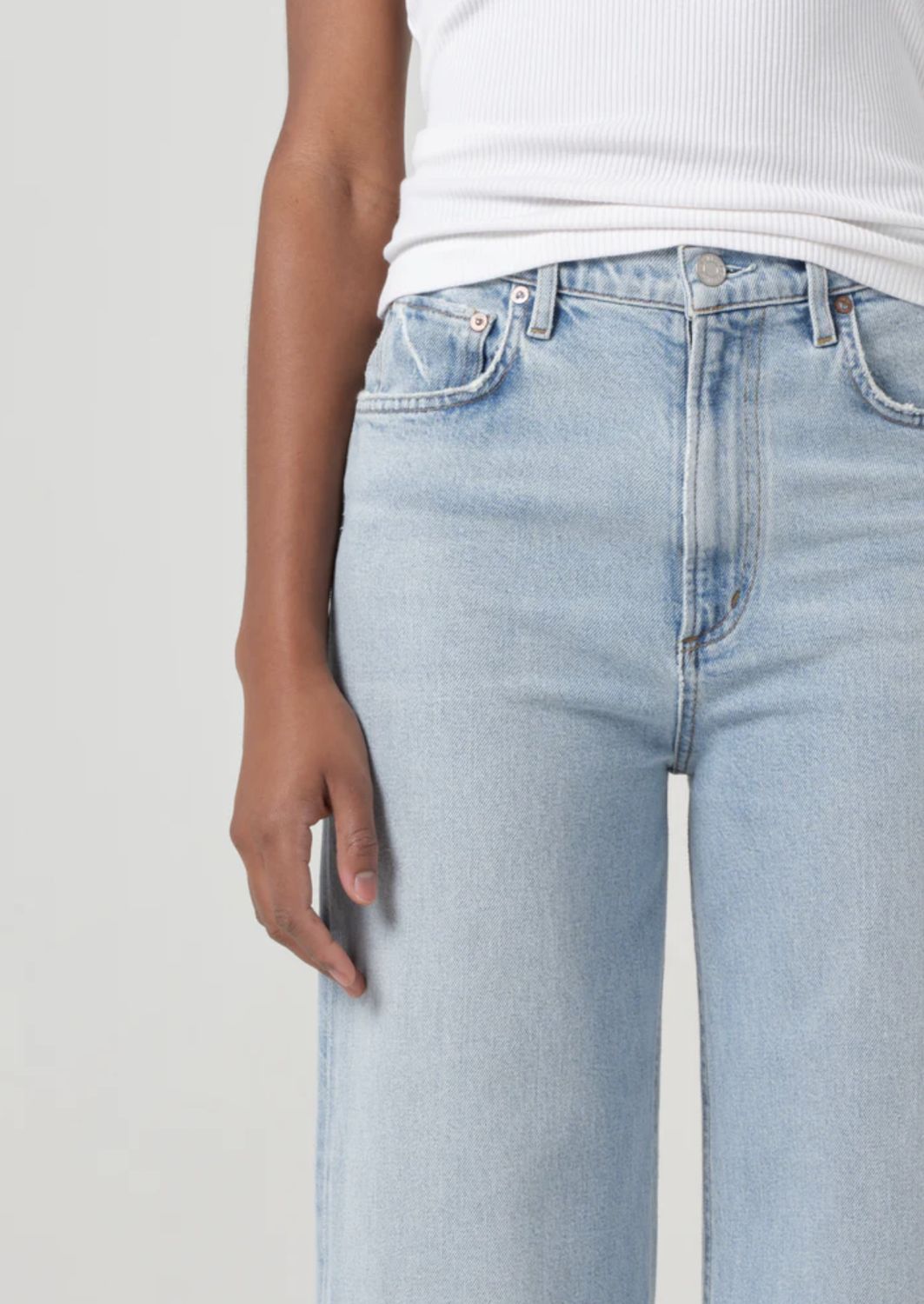 AGolde Ren Jean in Beam Wash